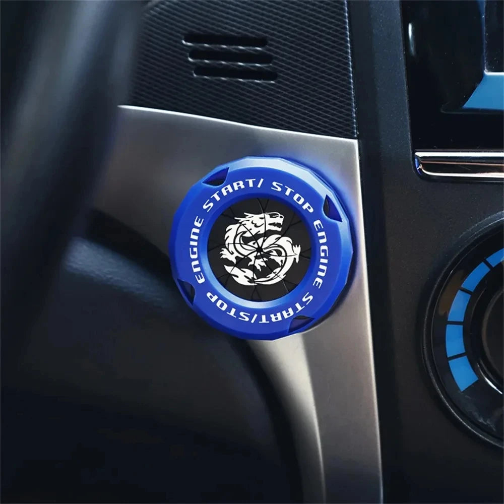 Car Button Rotating Start Stop Ring