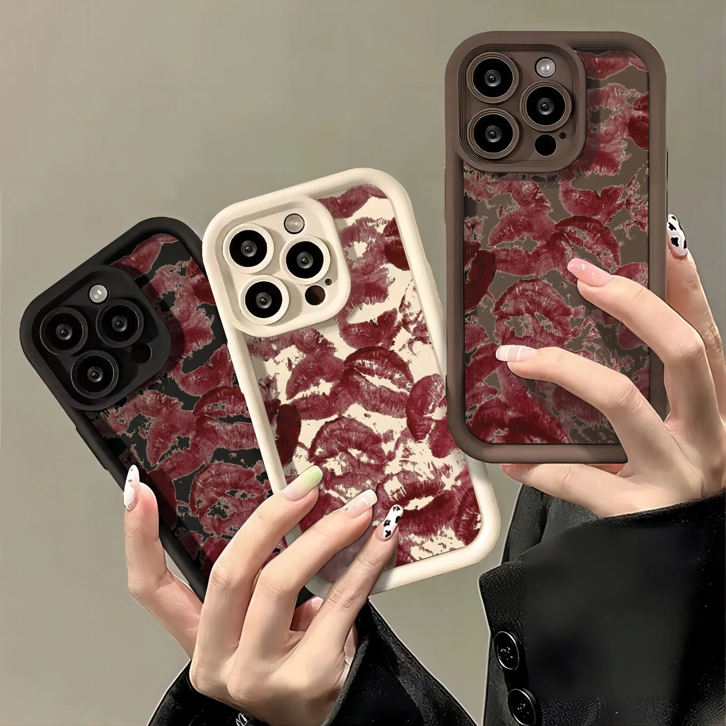 Luxury Lip print Phone Case for OPPO Cover