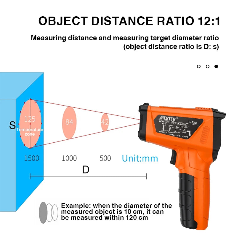 Digital Thermometer Non-contact Pyrometer