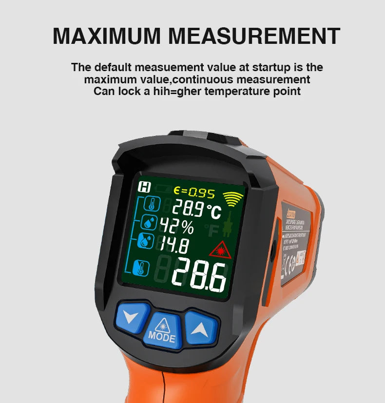 Digital Thermometer Non-contact Pyrometer